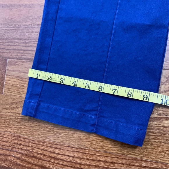 NWT Alex Mill Size 4 Cotton Twill Trousers Blue - Picture 7 of 7